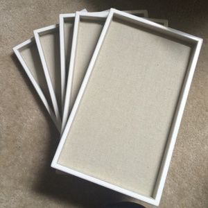 Stella & Dot Stackable Jewelry Trays (set of 10)